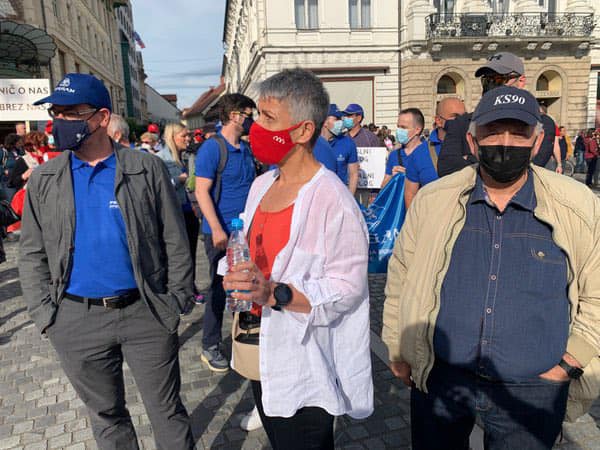 lidija jerkic protest 28.5.