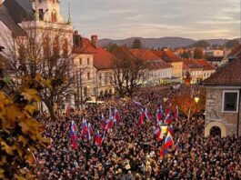 Takole je bilo včeraj v Novem mestu, ko je besedo dobila vlada (video)
