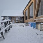 Ponoči sneg pobelil Gače