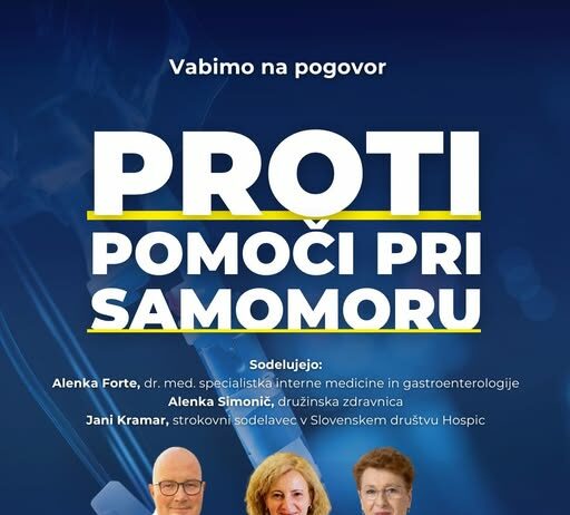 Novo mesto: Pogovor, proti pomoči pri samomoru