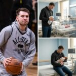 Na spletu zaokrožile lažne slike Luke Dončića z novorojeno hčerko