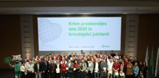 Novo mesto: Podelili priznanja prostovoljcema leta in krvodajalcem jubilantom