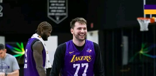 Luka Dončić in njegova zaročenka Anamaria Goltes postala starša drugič