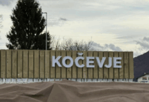 Tako je bil videti center Kočevja, preden je bila zgrajena Nama