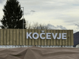 Tako je bil videti center Kočevja, preden je bila zgrajena Nama