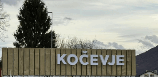 Tako je bil videti center Kočevja, preden je bila zgrajena Nama