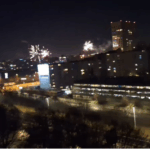 Tako je bilo sinoči v delu Ljubljane