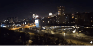 Tako je bilo sinoči v delu Ljubljane