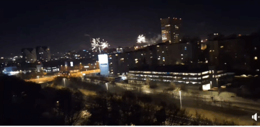 Tako je bilo sinoči v delu Ljubljane