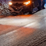 Poledenele ceste in nesreče