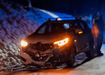 Poledenele ceste in nesreče