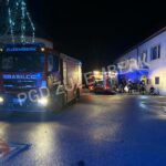 Požar v pekarni na Grajskem trgu v Žužemberku