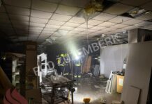 Na Dolenjskem v novem letu zagorela hiša in poslovni prostor