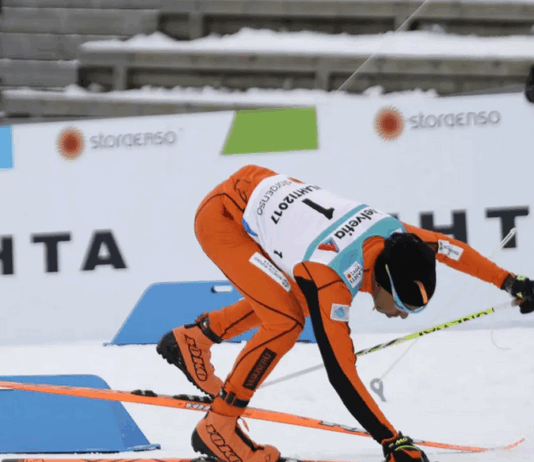 Se spomnite tega nenavadnega tekača na smučeh?