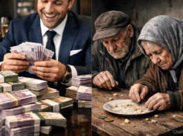 Ekscesno povečanje plač za elito, drobtinice za upokojence