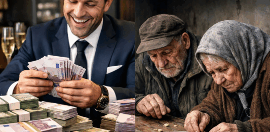 Ekscesno povečanje plač za elito, drobtinice za upokojence