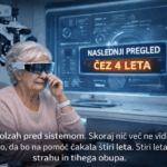Starejša gospa iz DSO za pregled oči dobila termin september 2030