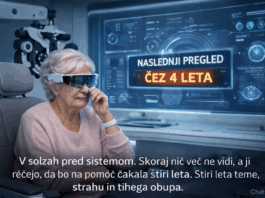 Starejša gospa iz DSO za pregled oči dobila termin september 2030
