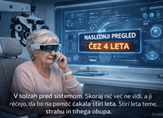 Starejša gospa iz DSO za pregled oči dobila termin september 2030