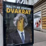 Domiselna provokacija v predvolilnem boju: plakat SDS buri javnost