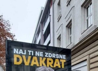 Domiselna provokacija v predvolilnem boju: plakat SDS buri javnost