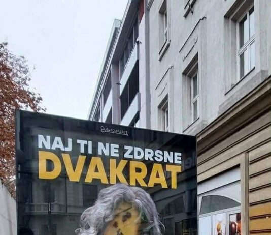 Domiselna provokacija v predvolilnem boju: plakat SDS buri javnost