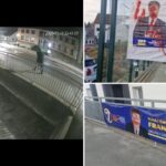 Predsednik SD Cerkvenjak ujet pri uničevanju plakatov