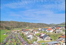 Mirna Peč: 28. vseslovenski blagoslov motorjev in motoristov – rekordna udeležba