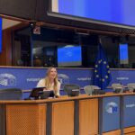 Zala Tomašič v Bruslju gostila projekcijo filma o zamolčani zgodovini