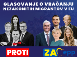 Evropski poslanci SDS in NSi podprli strožja pravila za vračanje nezakonitih migrantov