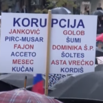 Na dan ustanovne seje DZ pred parlamentom shod proti korupciji 10 %