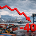 Slovenski izvoz strmoglavil: skoraj 40 % manjši