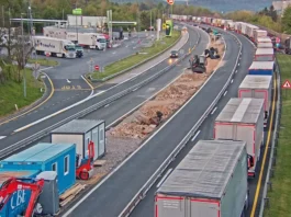 Na primorski avtocesti danes začenjajo z deli tudi ponoči