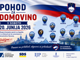 Pohod za domovino 2026 bo povezal Slovenke in Slovence po vsej državi