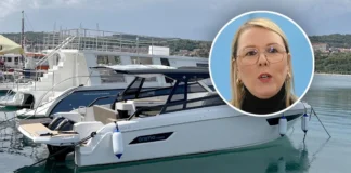 Čalušićeva ne odgovarja na vprašanja, ali uporablja gliser, kupljen z denarjem ministrstva