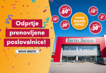 V Novo mesto prihaja prenovljen Harvey Norman