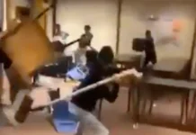 Migranti na Nizozemskem opustošili hotel (video)