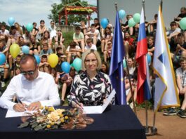 Trebnje: Začetek gradnje nove telovadnice OŠ Veliki Gaber