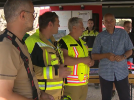 Pogorišče v Bovcu si je ogledal tudi premier Janša