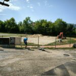 Novo mesto: Na Loki gradnja Urbanega parka – igrišča začasno zaprta