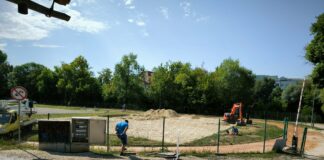 Novo mesto: Na Loki gradnja Urbanega parka – igrišča začasno zaprta