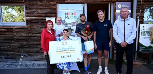Novo mesto: 16. Dobrodelni županov teniški turnir ponovno združil šport in dobrodelnost