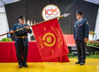 PGD Stična ob 100-letnici delovanja razvilo nov prapor