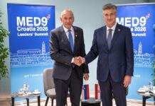 Srečanje Janeza Janše in Andreja Plenkovića