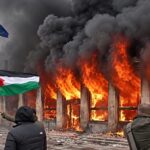 Člani skrajno leve Antife in potomci migrantov razbijajo in ropajo po Franciji