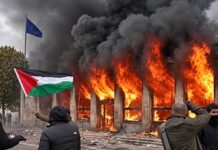 Člani skrajno leve Antife in potomci migrantov razbijajo in ropajo po Franciji