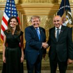 Srečanje zakoncev Trump z zakoncema Janša Bačovnik