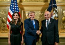 Srečanje zakoncev Trump z zakoncema Janša Bačovnik